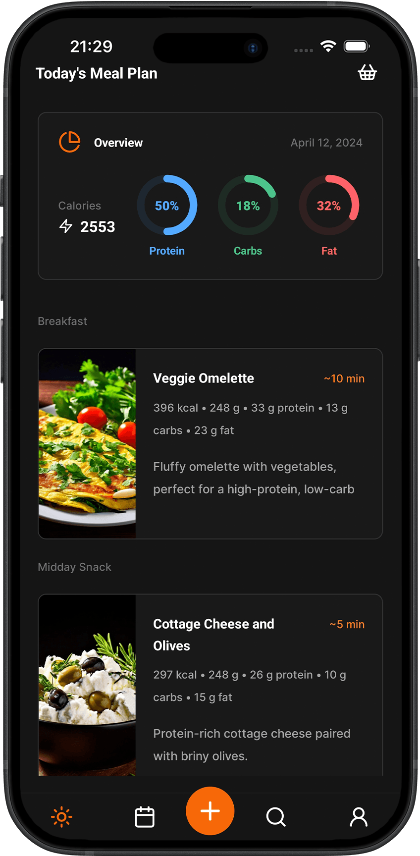 MealProAI product screenshot